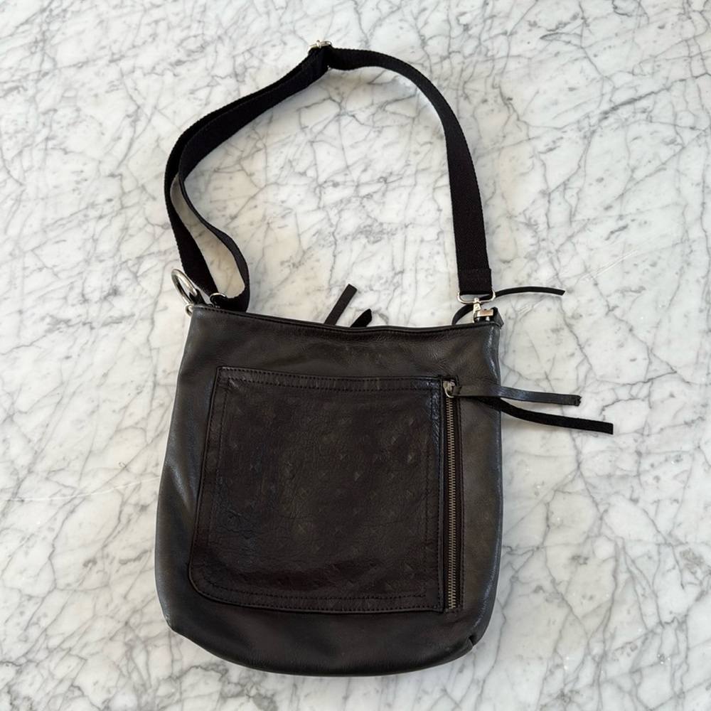 Carla Mancini Emma Stud Bag Purse Black Leather